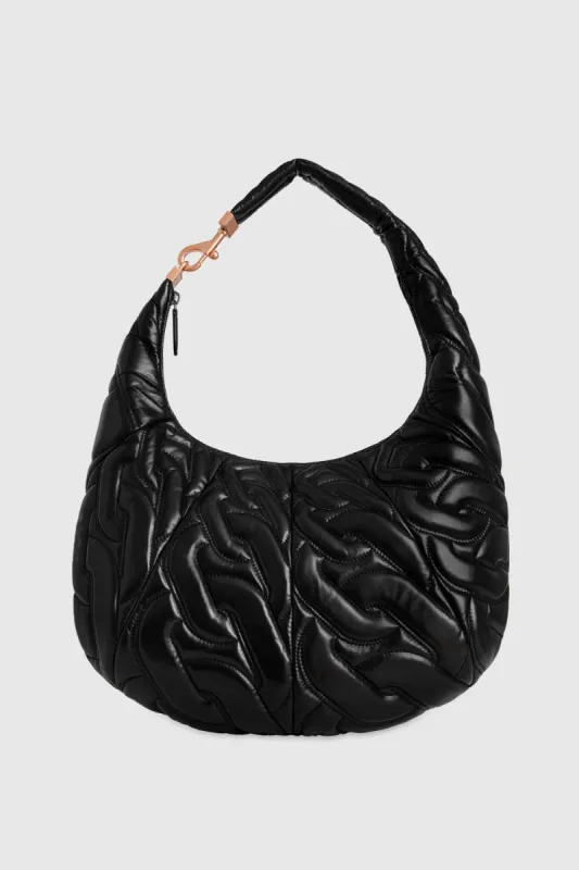Chain Quilt Croissant Hobo sold by Rebecca Minkoff