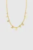 Celestial, Hearts, & Crystal Charm Beaded Necklace sold by Rebecca Minkoff
