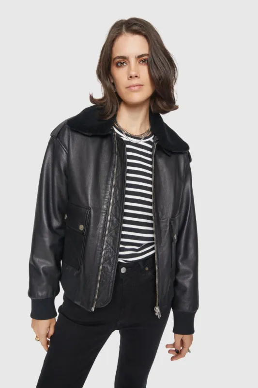 Orly Aviator Jacket sold by Rebecca Minkoff