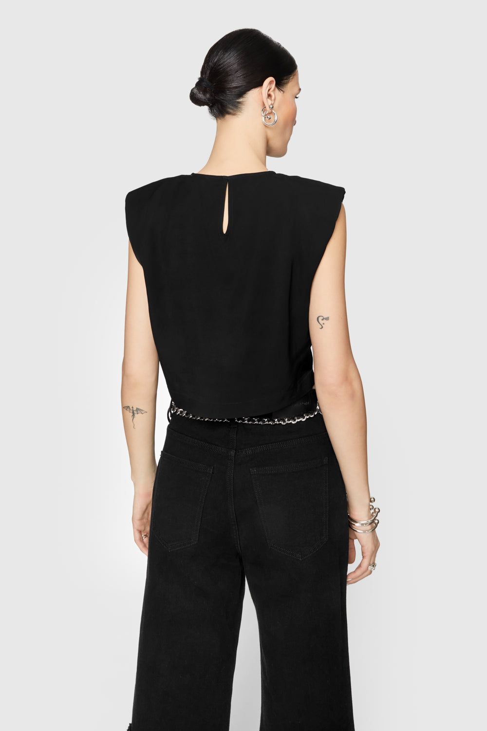Pippa Boxy Crop Top sold by Rebecca Minkoff product image thumbnail 2