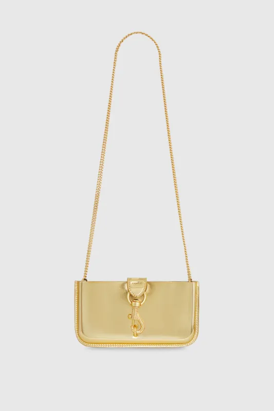Phone Crossbody With Crystal Dog Clip sold by Rebecca Minkoff