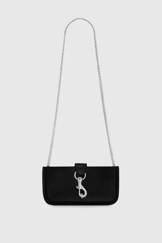 Phone Crossbody With Crystal Dog Clip sold by Rebecca Minkoff