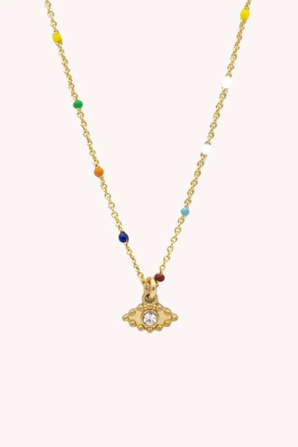 Evil Eye Multi Bead Necklace sold by Rebecca Minkoff product image thumbnail 2