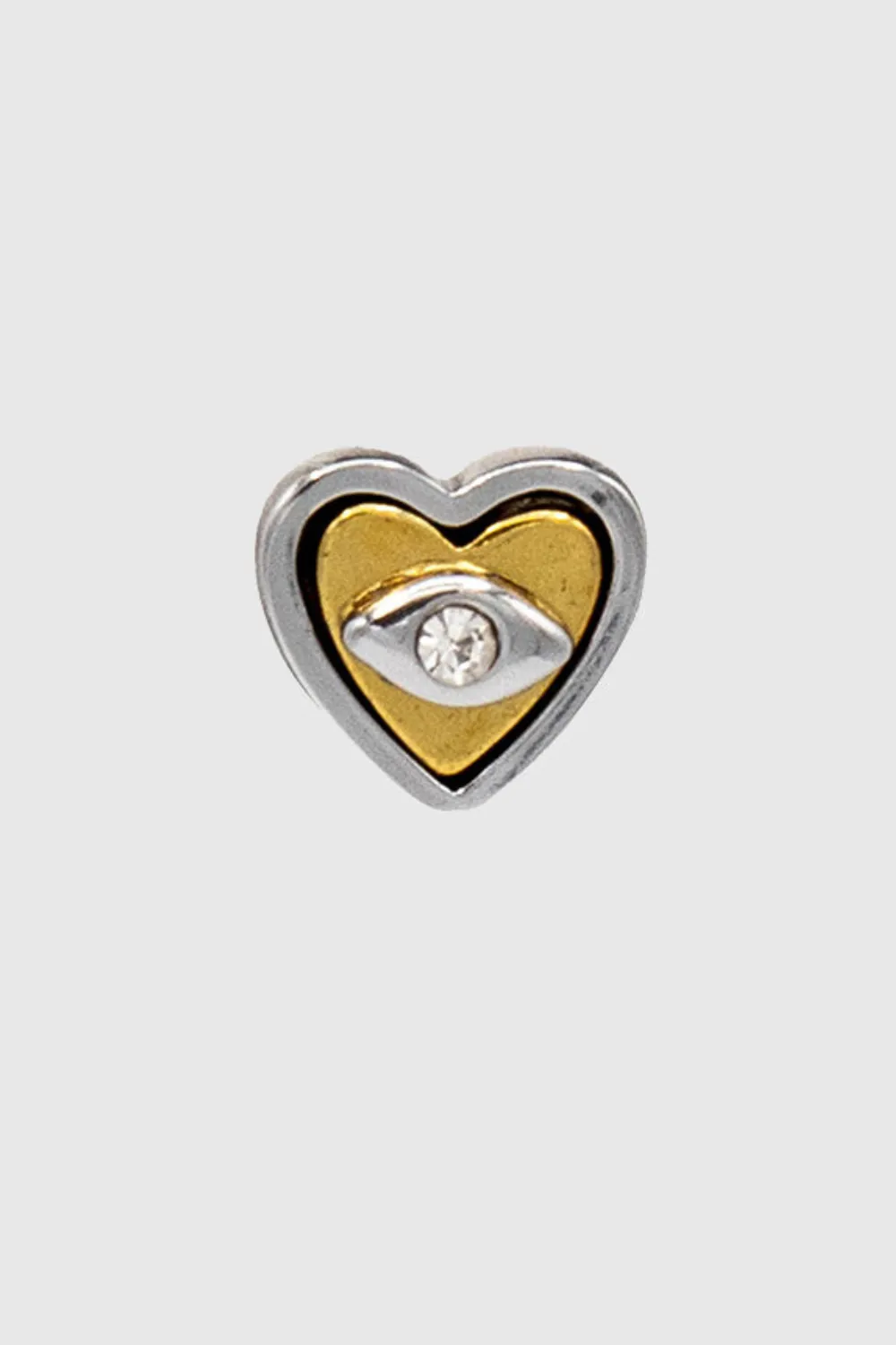 Enamel Evil Eye Heart Stud Earring sold by Rebecca Minkoff product image thumbnail 2