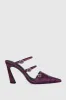 Buckle Heeled Mule sold by Rebecca Minkoff