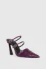 Buckle Heeled Mule sold by Rebecca Minkoff