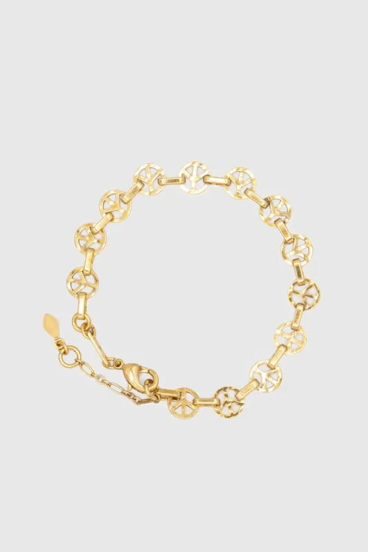 Peace Sign Bracelet sold by Rebecca Minkoff