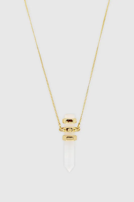 Quartz Pendant Necklace sold by Rebecca Minkoff