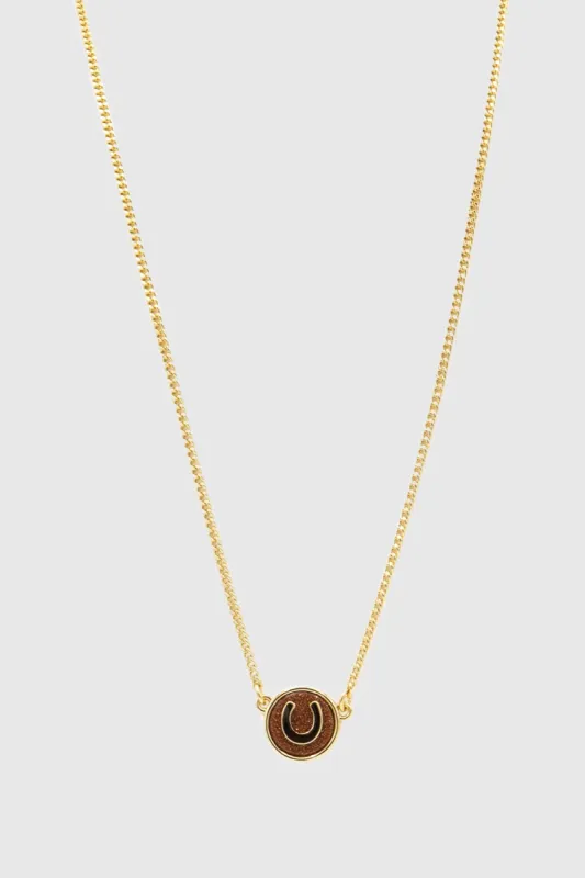 Horseshoe Semi Charm  Necklace sold by Rebecca Minkoff