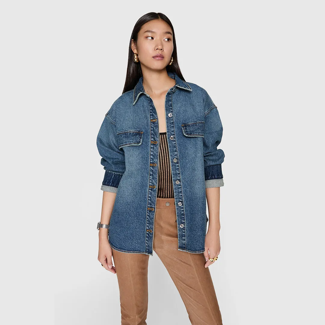 Jamie Denim Button Down sold by Rebecca Minkoff product image thumbnail 4