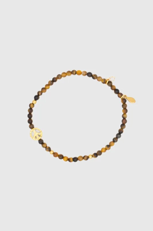 Peace Sign Semi Bracelet sold by Rebecca Minkoff
