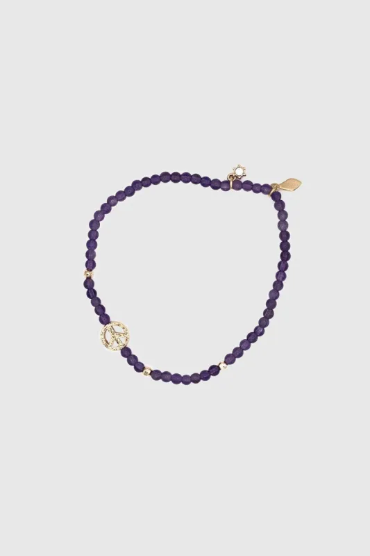 Peace Sign Semi Bracelet sold by Rebecca Minkoff