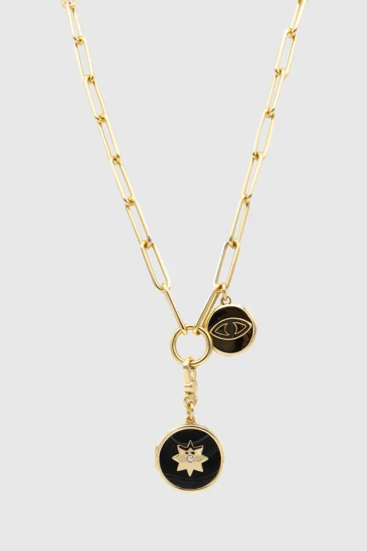 Charm Locket Necklace sold by Rebecca Minkoff