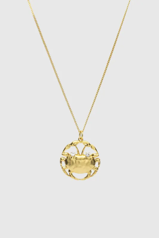 Cancer Zodiac Medallion Necklace sold by Rebecca Minkoff