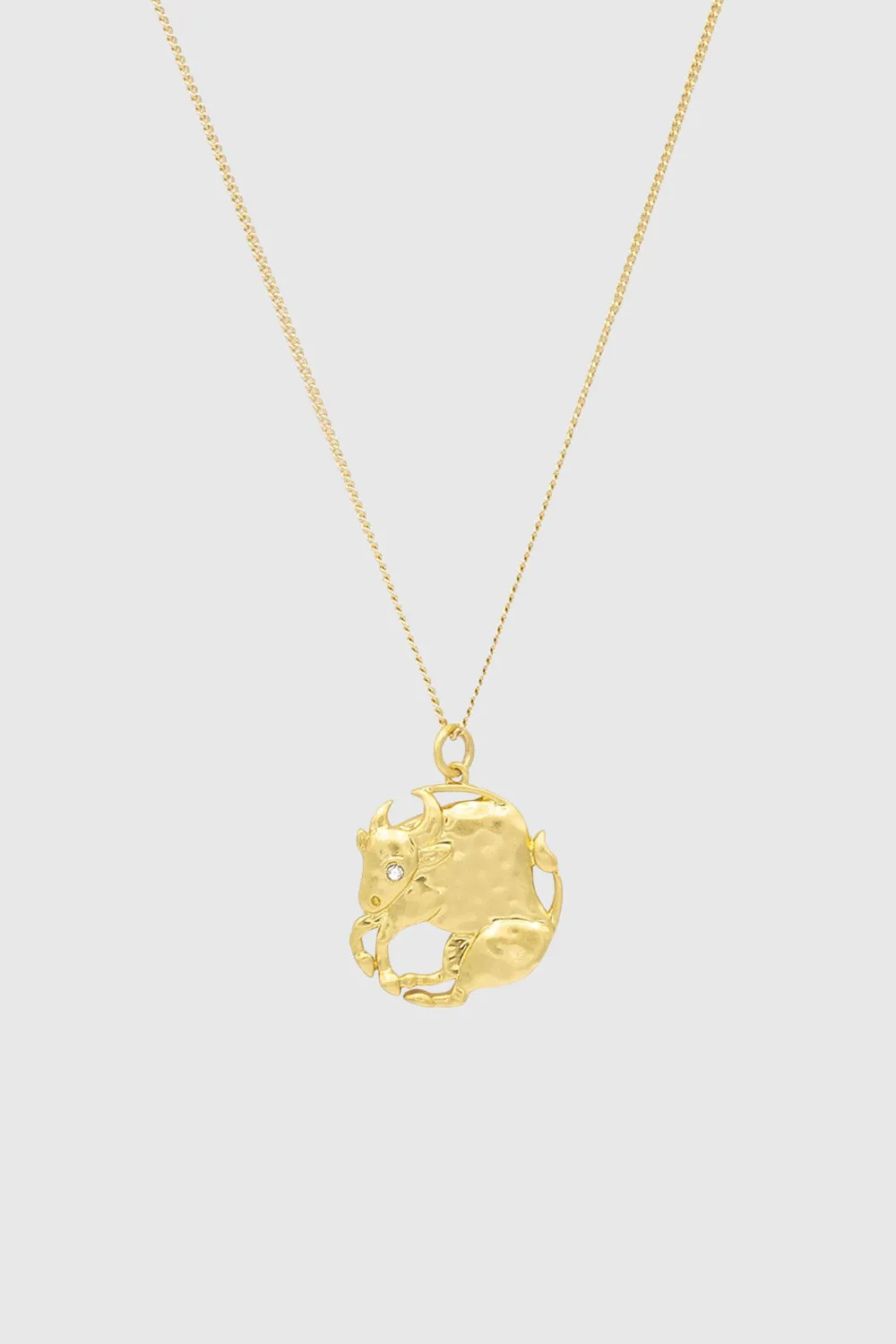 Taurus Zodiac Medallion Necklace sold by Rebecca Minkoff product image thumbnail 2
