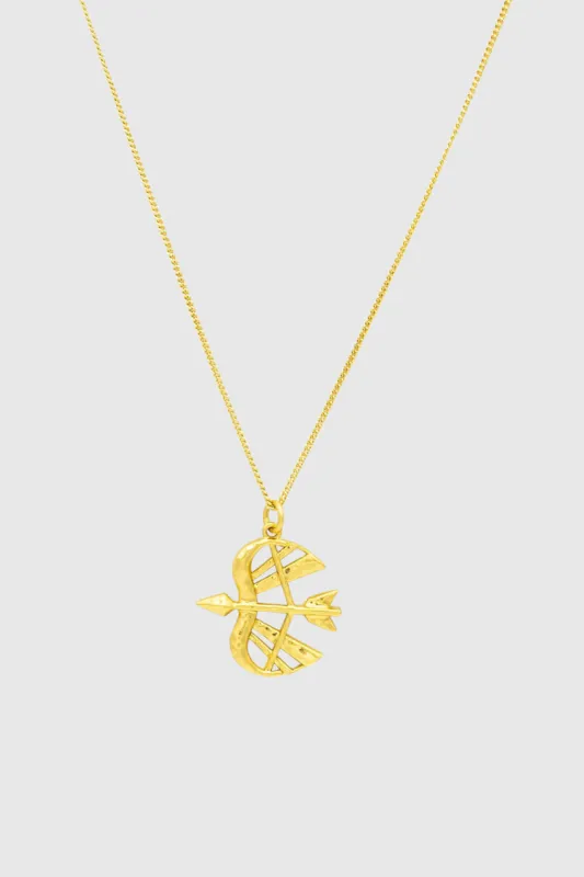 Sagittarius Zodiac Medallion Necklace sold by Rebecca Minkoff