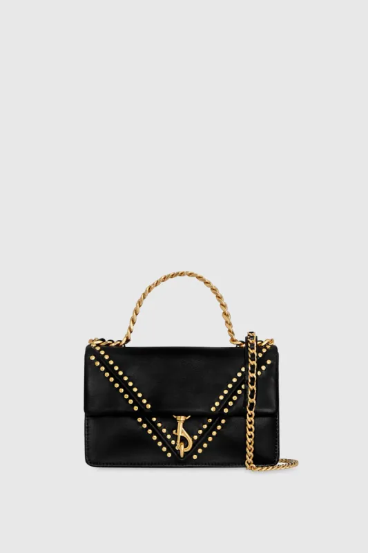 V Studded Wallet On Chain sold by Rebecca Minkoff