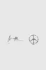 Peace Sign Stud sold by Rebecca Minkoff