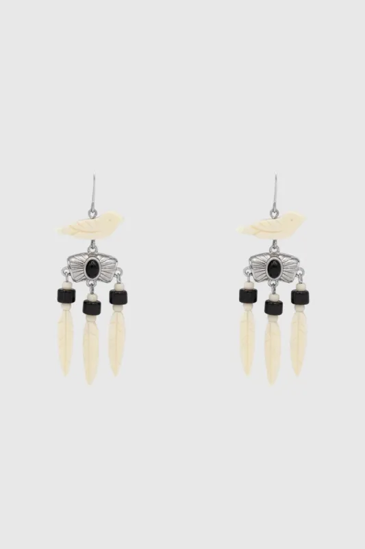 Western Bird Fringe Earring sold by Rebecca Minkoff