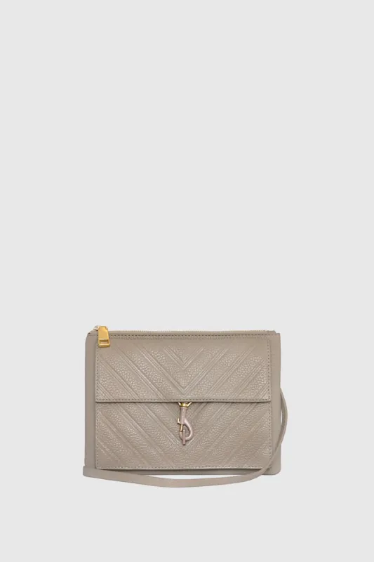 Edie Embossed Top Zip Crossbody sold by Rebecca Minkoff