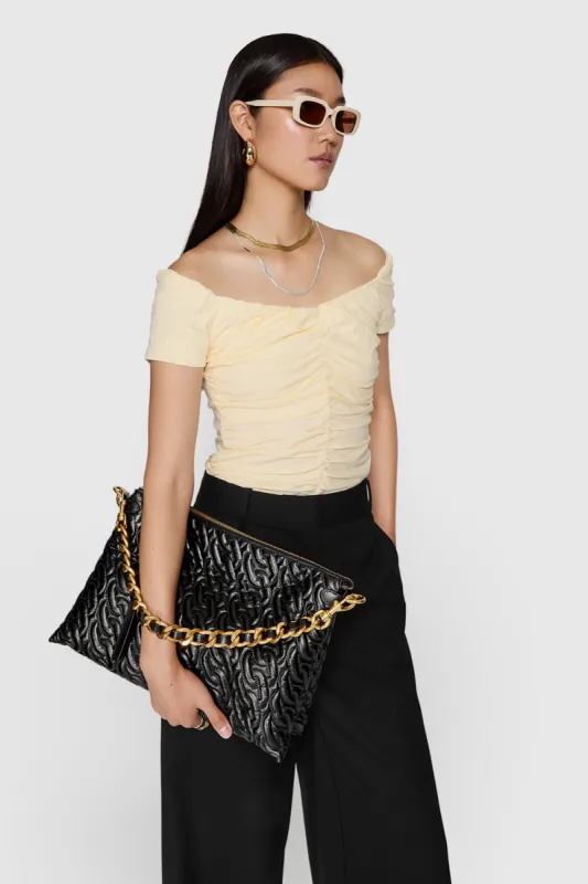 Devin Off Shoulder Top sold by Rebecca Minkoff