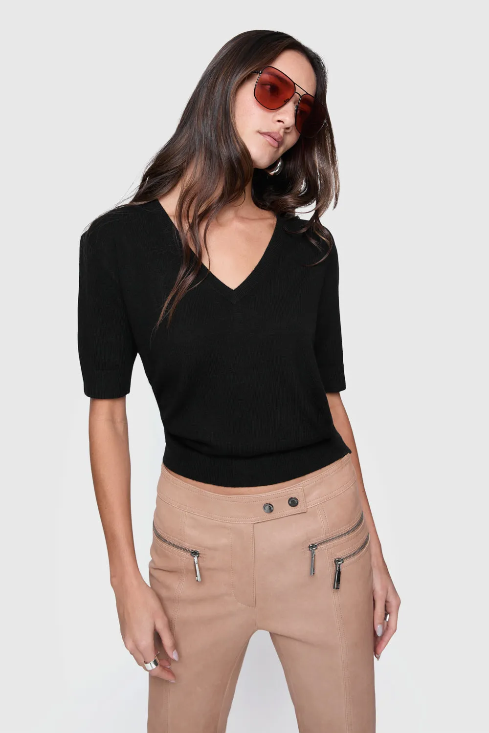 Haven V Neck Sweater sold by Rebecca Minkoff