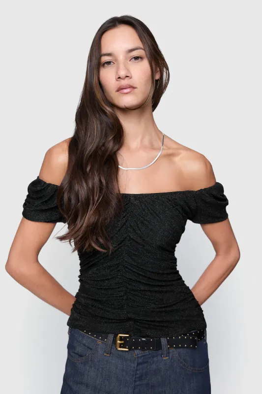 Devin Off Shoulder Top sold by Rebecca Minkoff