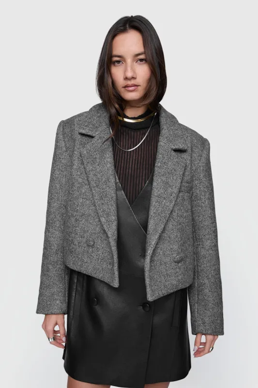 Margo Crop Coat sold by Rebecca Minkoff