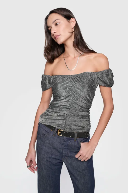 Devin Off Shoulder Top sold by Rebecca Minkoff