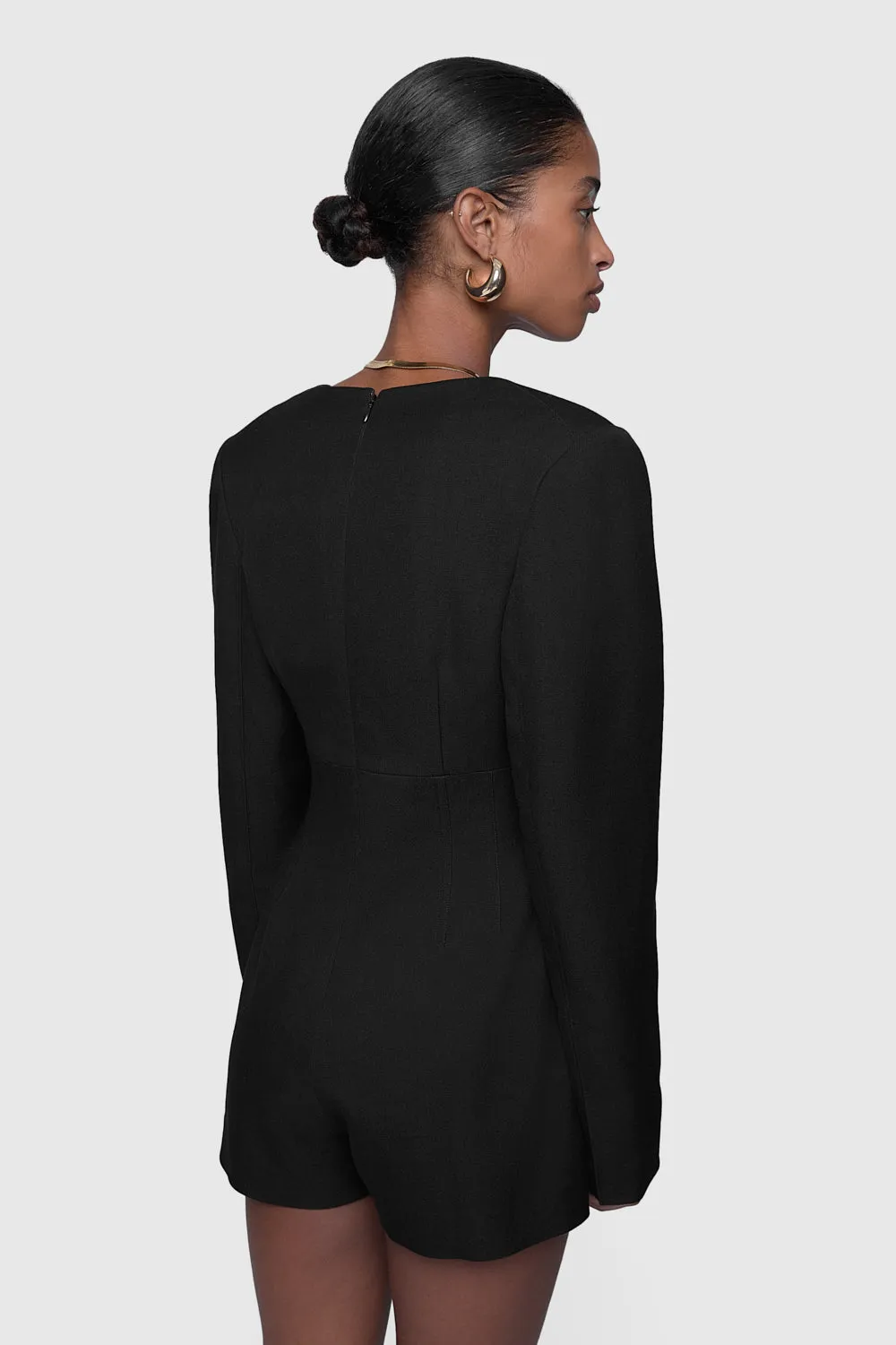 Indy Long Sleeve Romper sold by Rebecca Minkoff product image thumbnail 3