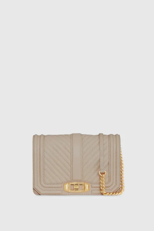 Chevron Quilted Small Love Crossbody sold by Rebecca Minkoff