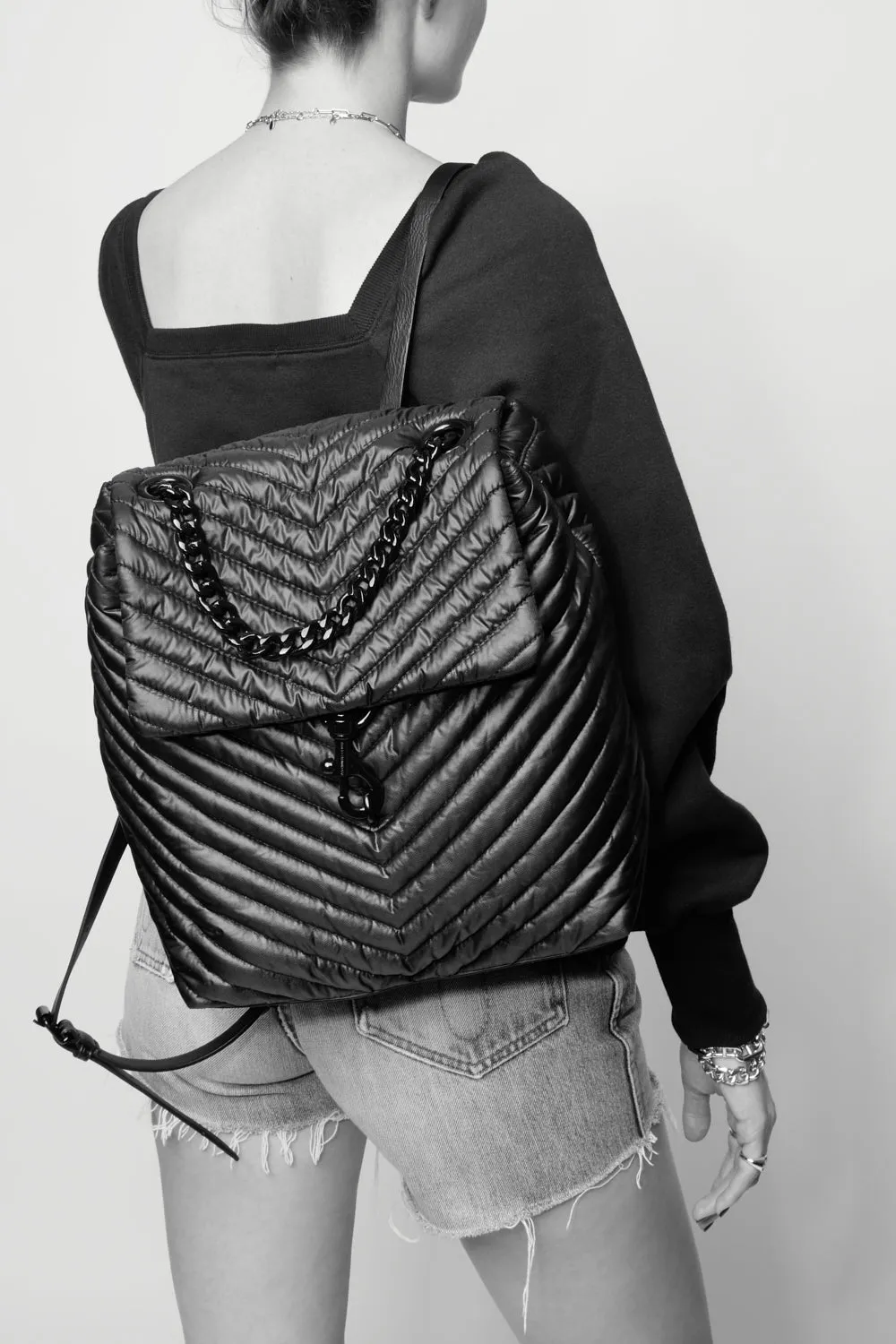 Edie Nylon Backpack sold by Rebecca Minkoff product image thumbnail 4