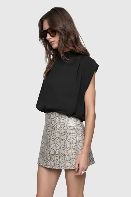 Holly Short Sleeve Top made by Rebecca Minkoff