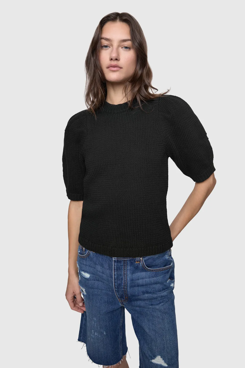 Celeste Short Sleeve Sweater sold by Rebecca Minkoff