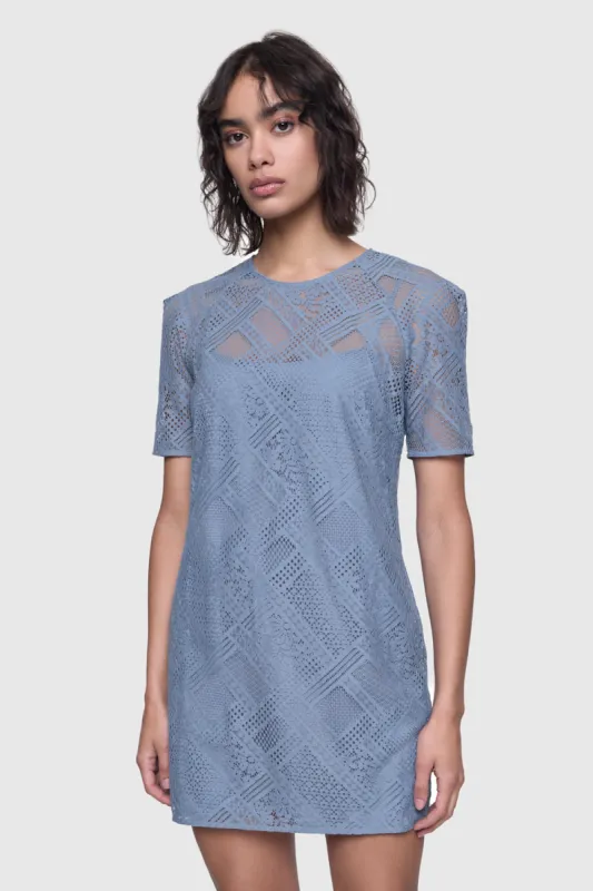 Cara Lace Short Sleeve Dress sold by Rebecca Minkoff