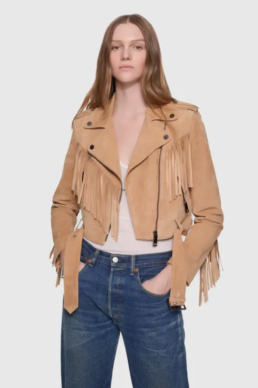 Gemma Suede Jacket sold by Rebecca Minkoff