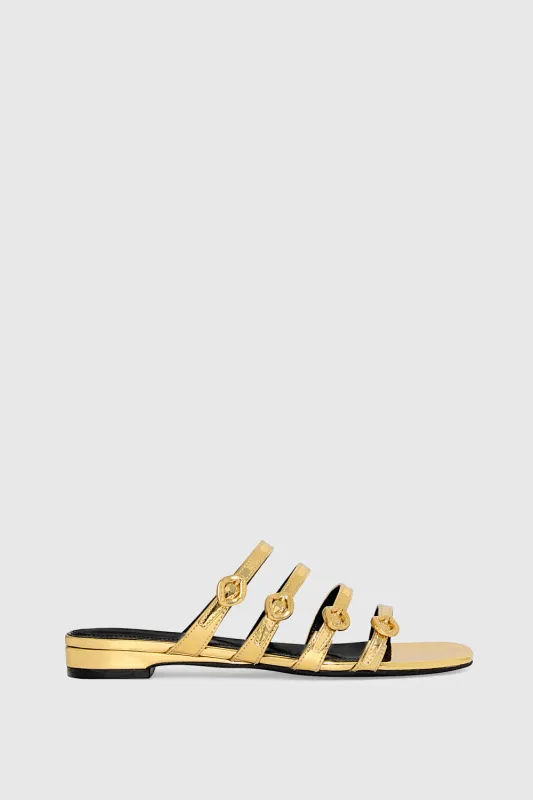 Buckle Flat Sandal sold by Rebecca Minkoff