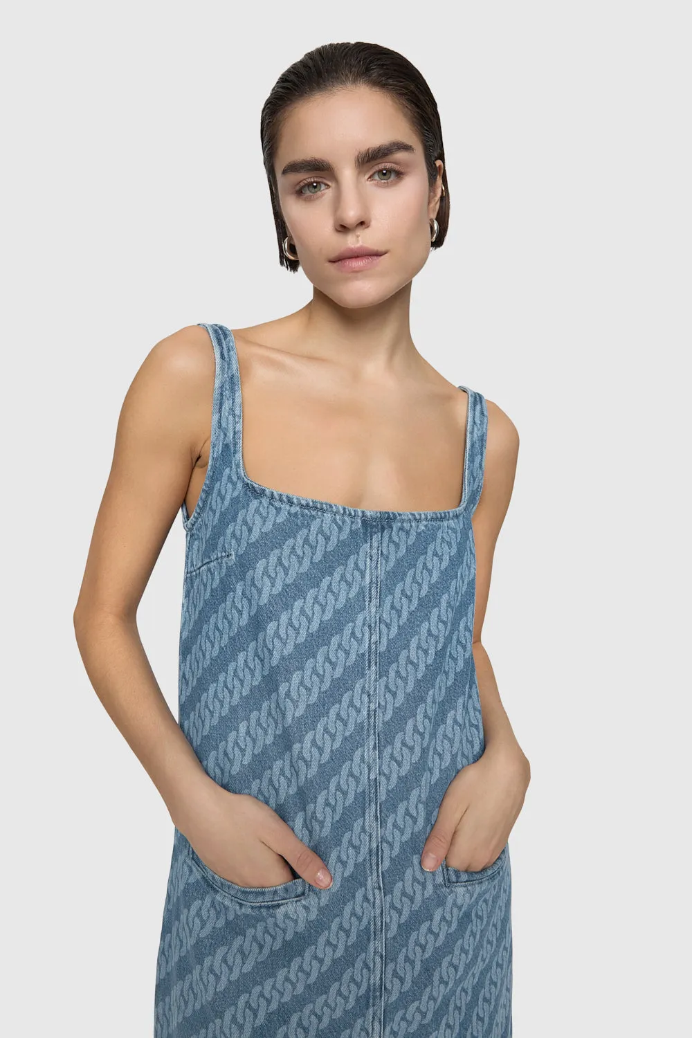 Amelia Denim Dress sold by Rebecca Minkoff product image thumbnail 3