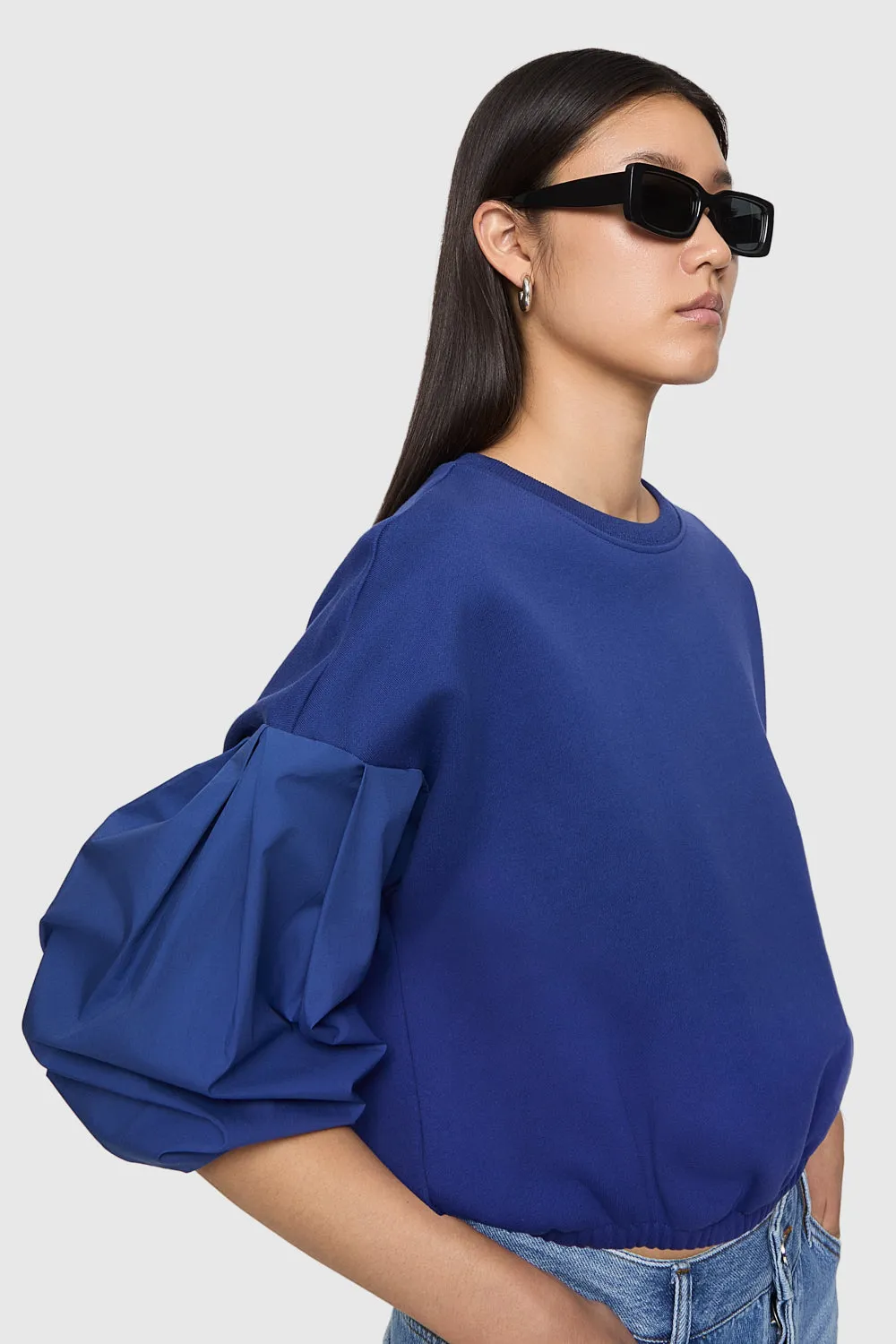 Julia Combo Long Sleeve Top sold by Rebecca Minkoff product image thumbnail 3