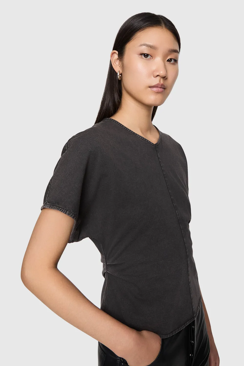 Elsie Cotton Top sold by Rebecca Minkoff product image thumbnail 3