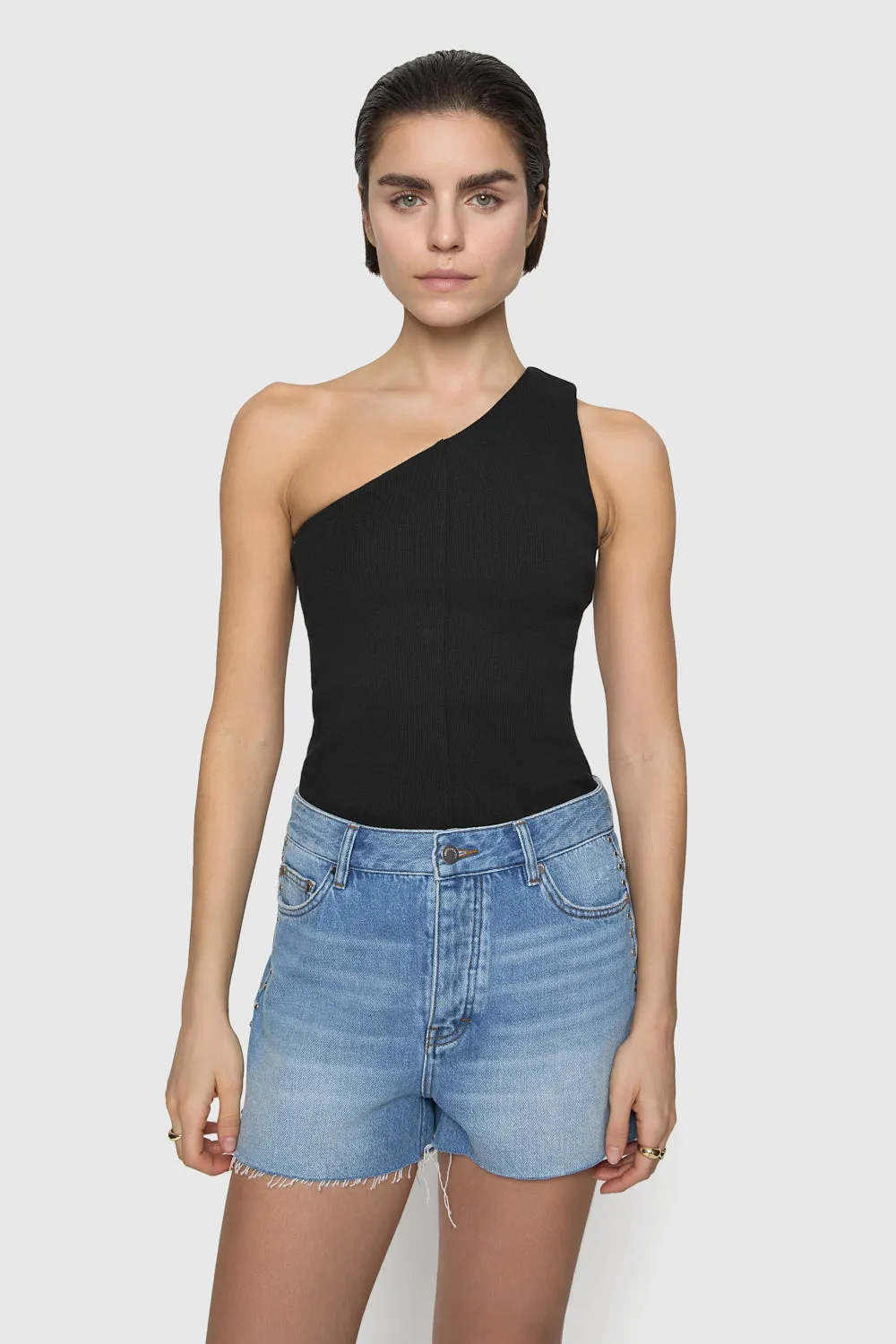 Morgan One Shoulder Top sold by Rebecca Minkoff