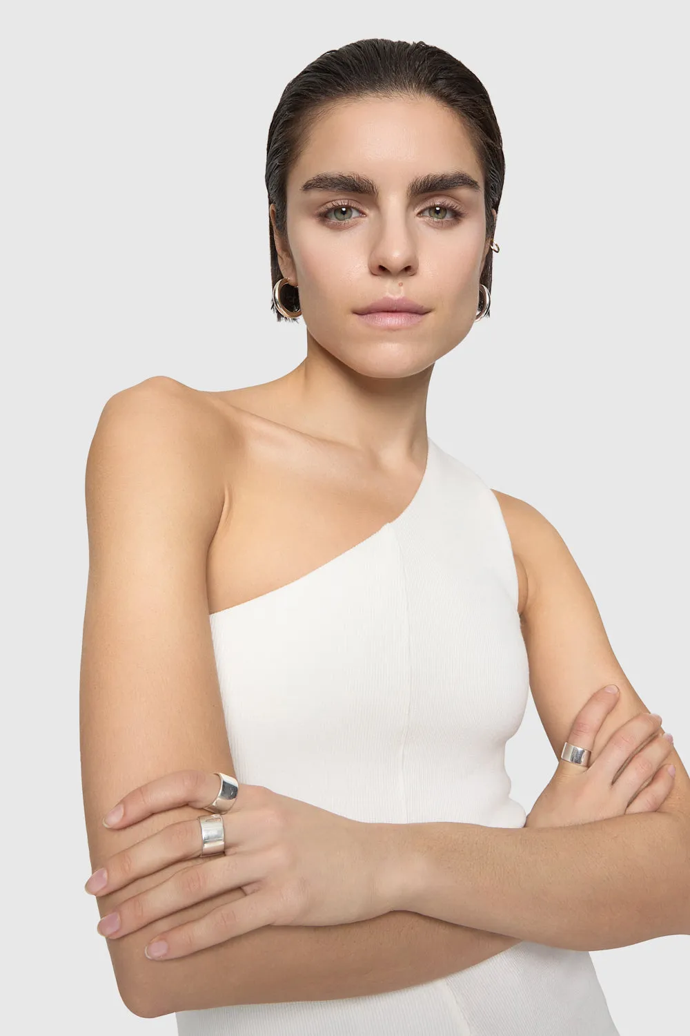 Morgan One Shoulder Top sold by Rebecca Minkoff product image thumbnail 3