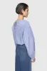 Julia Stripe Long Sleeve Top sold by Rebecca Minkoff