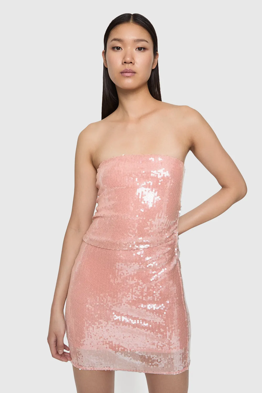 Bianca Pleated Dress sold by Rebecca Minkoff product image thumbnail 3