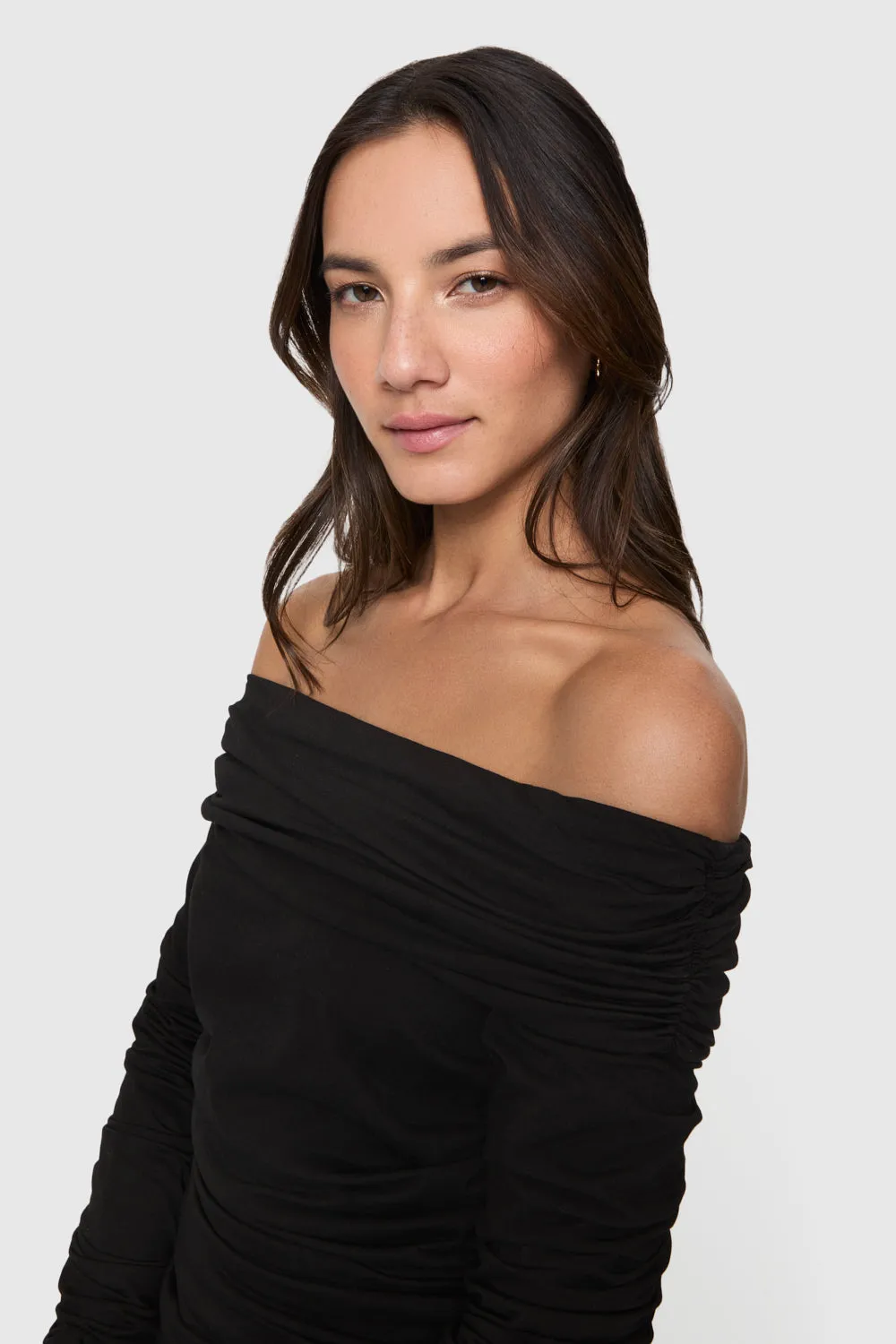 Maria Off Shoulder Top sold by Rebecca Minkoff product image thumbnail 3