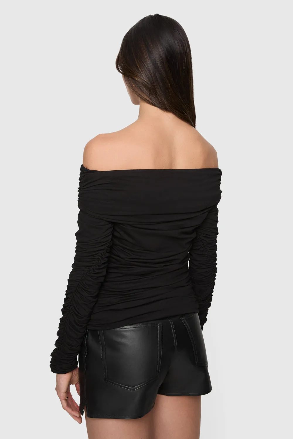 Maria Off Shoulder Top sold by Rebecca Minkoff product image thumbnail 2