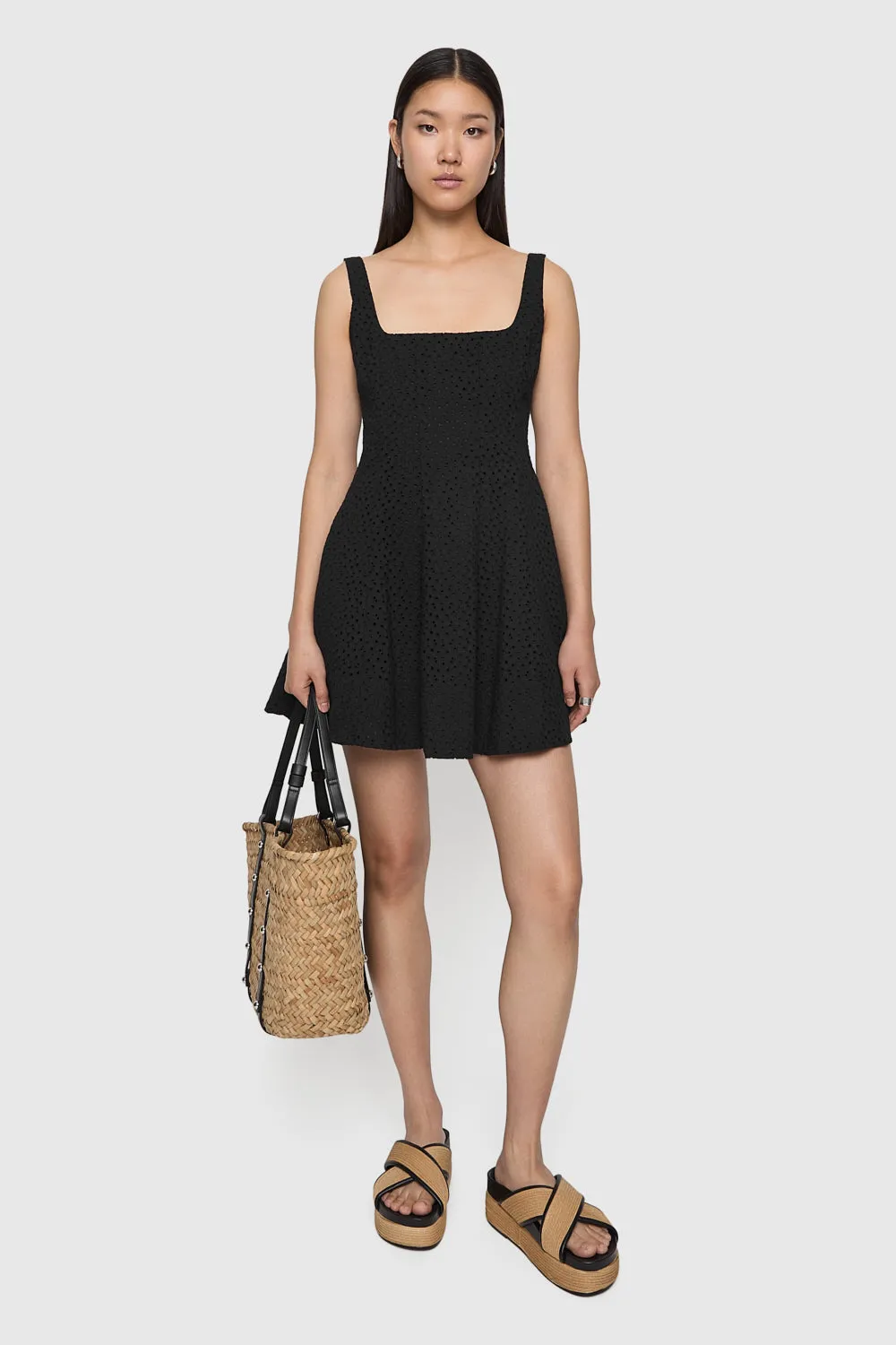 Carrie Eyelet Dress sold by Rebecca Minkoff