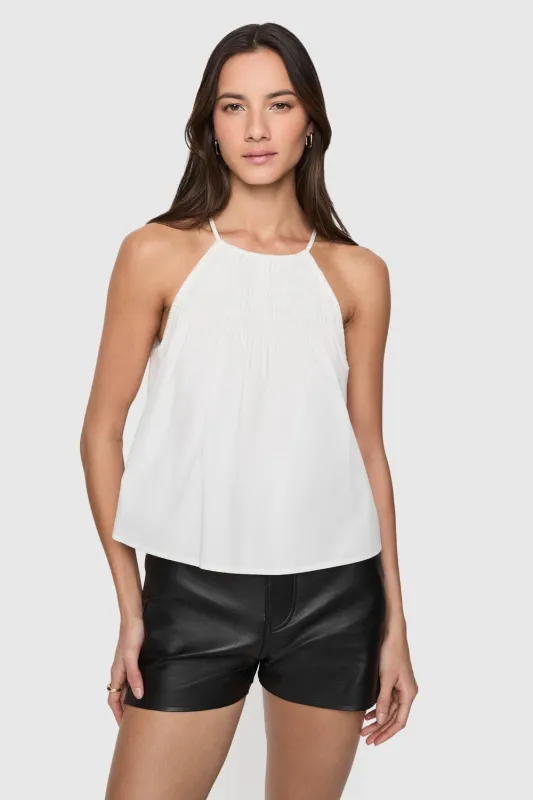 Cassie Smocked Top sold by Rebecca Minkoff