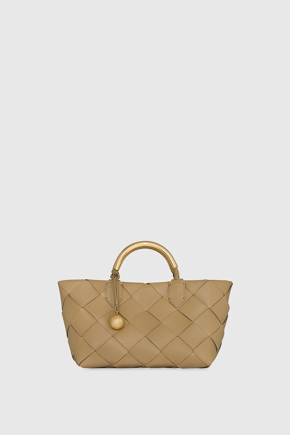 Frankie Woven Mini Tote sold by Rebecca Minkoff