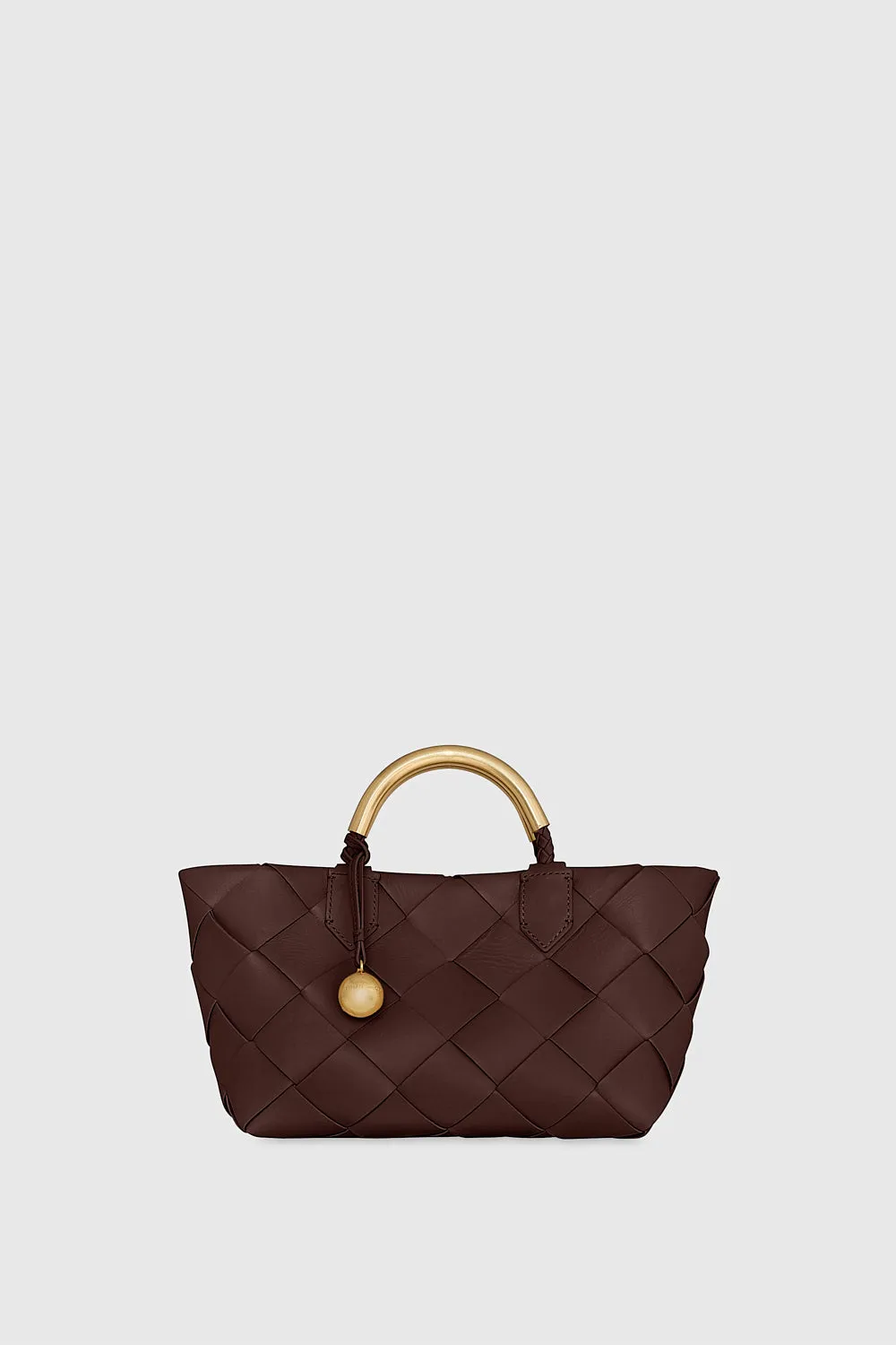 Frankie Woven Mini Tote sold by Rebecca Minkoff